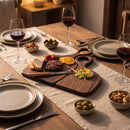 Walnut Charcuterie Board Set of 2, Wood Serving Boards